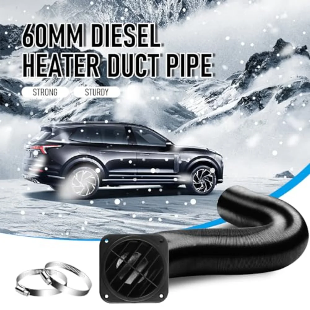 

60 мм дизельный нагреватель, воздуховод, теплое вентиляционное отверстие, автомобильный воздуховод, шланг, нагреватель, воздуховод, электрооборудование, автомобильные детали