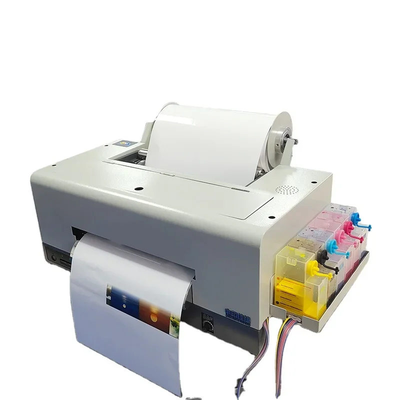 Folha A3 Digital Roll to Roll 6 Color Lel Impressora para adesivo de código de barras jato de tinta