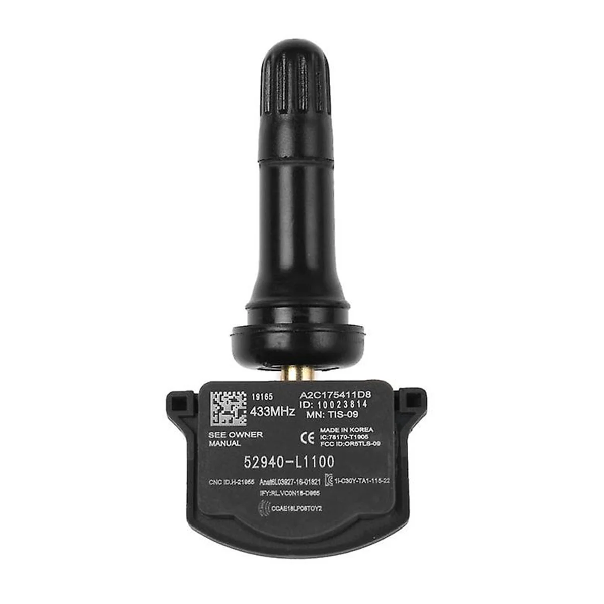 Auto For Kia Grand Carnival KA4 2021-2027 Kia Optima DL3 K5 2020-2025 433 MHz Tire Pressure Monitoring Sensor System 52940-L1100