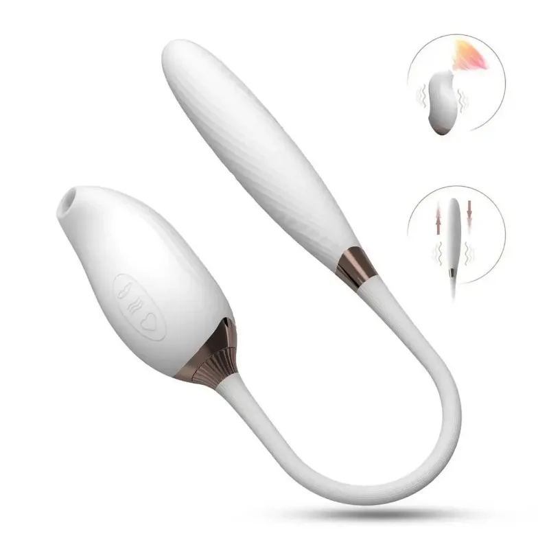 Silicone clitoris shocking vibrator for women breast clitoral vibrator APP telescopic shock sucking mute vibrator for women
