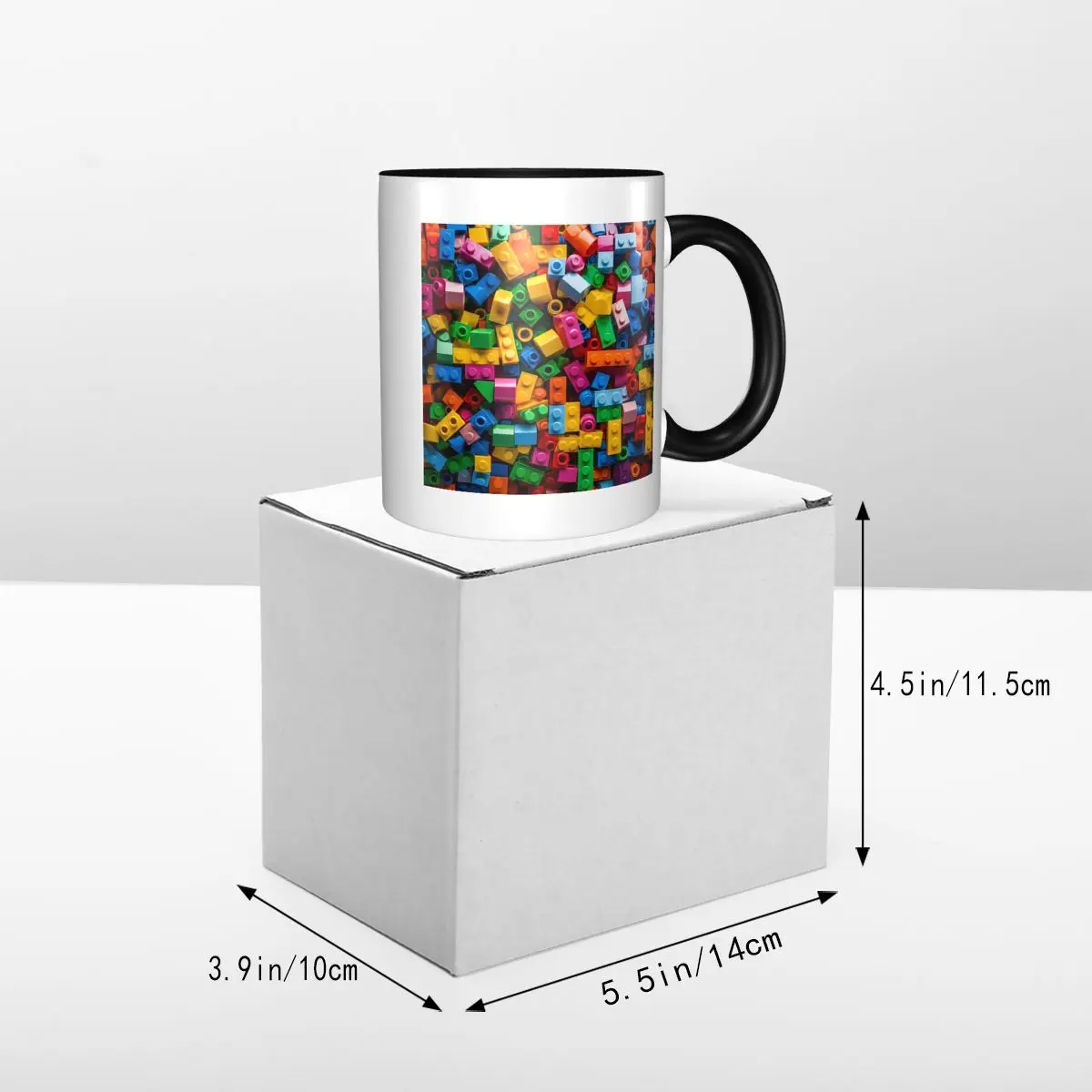 Kubek Lego z teksturą Śmieszne ceramiczne kubki do kawy Herbaty Kubki do mleka Naczynia do napojów Prezenty dla kobiet i mężczyzn