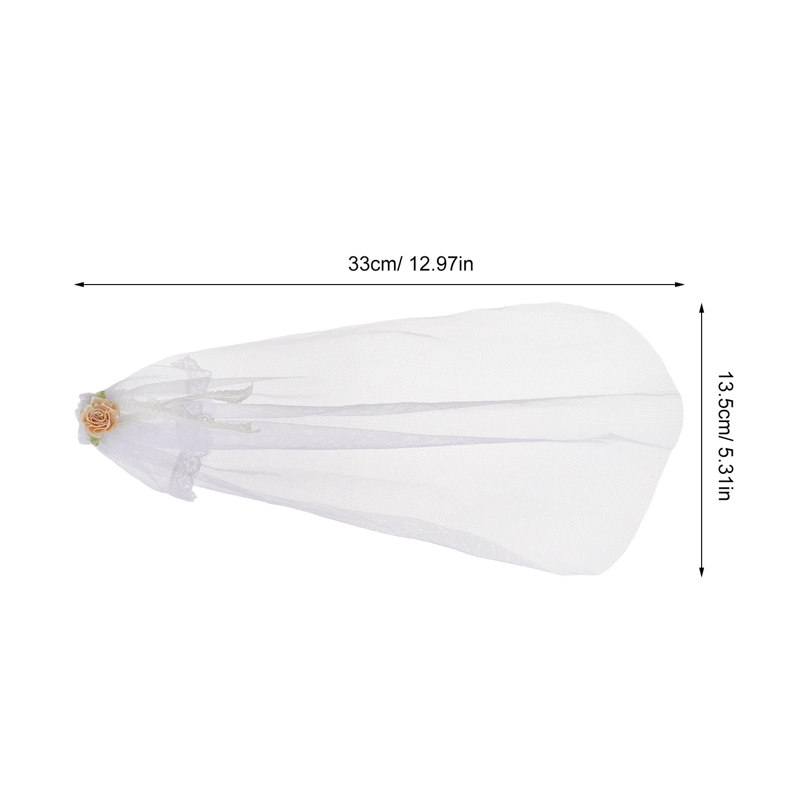 قطعتان من غطاء الرأس الصغير لحجاب الزفاف، توافق متعدد الاستخدامات لأشكال الرأس المختلفة وحجاب العروس المبتكر