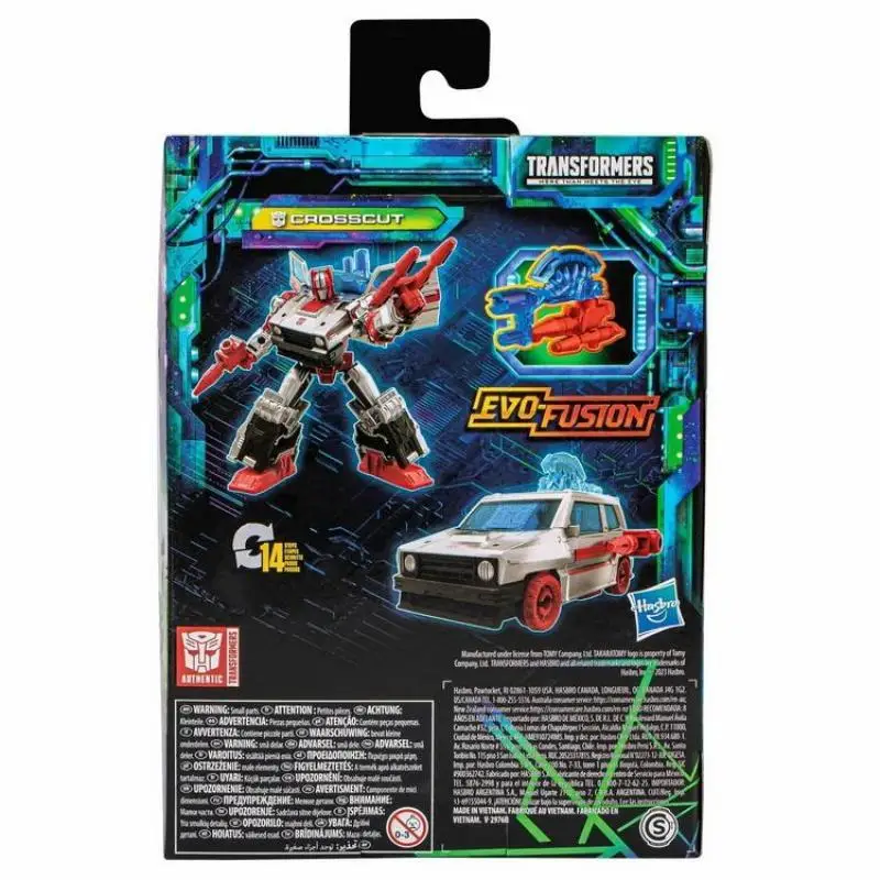 Original Hasbro In Stock 14cm Action Figure Transformers Legacy Evolution Deluxe Crosscut Anime Hobby Model Toy Gifts