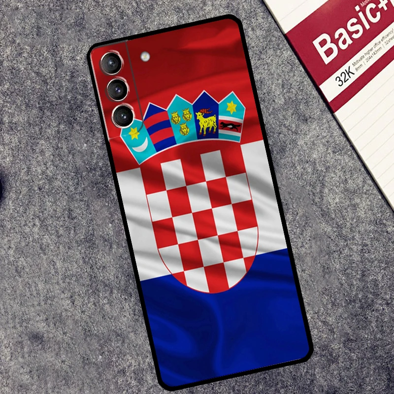 Croatia Coat Of Arms Flag Case For Samsung Galaxy S24 S23 S22 S21 Plus Ultra Note 20 S9 S10 Note 10 S20 S21 FE Cover