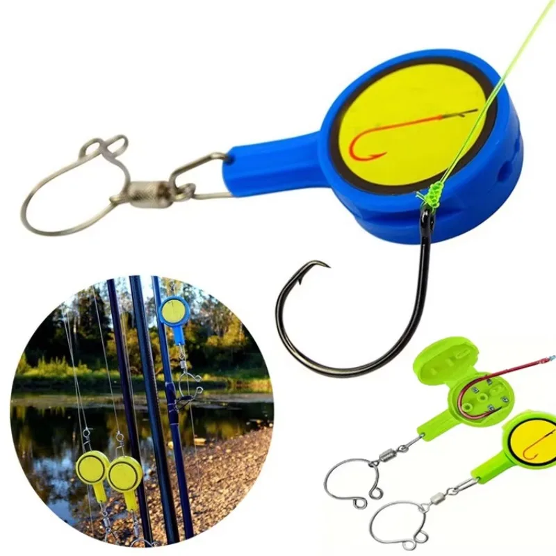 2pcs Fishing Gadgets: Knotting Tool, Outdoor Fishing Supplies Tools For Multifunctional Fishing