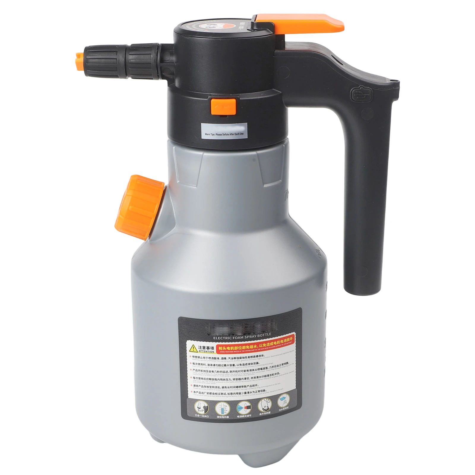 

Deep Cleaning Foam Sprayer Washing Equipment 2L Water Tank Electric Foam Sprayer Lightweight Design Multi-functional Cleaner