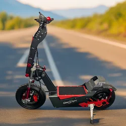 2024 Electric Scooter Adult 72V 15000W Powerful QS Motor 60AH Long Range 180A Controller Off Road Electrico Scooter with Seat