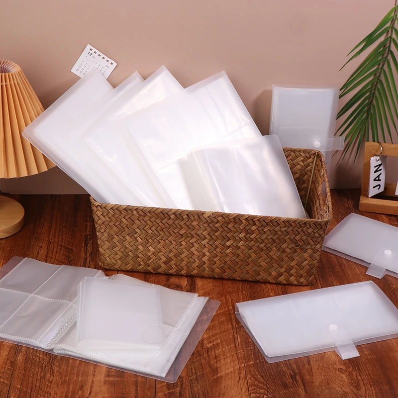 Home Transparent Photo Album Mini Kpop Album Photo Card Train Ticket Card Collection Book Photocard Photo Album DIY Binder