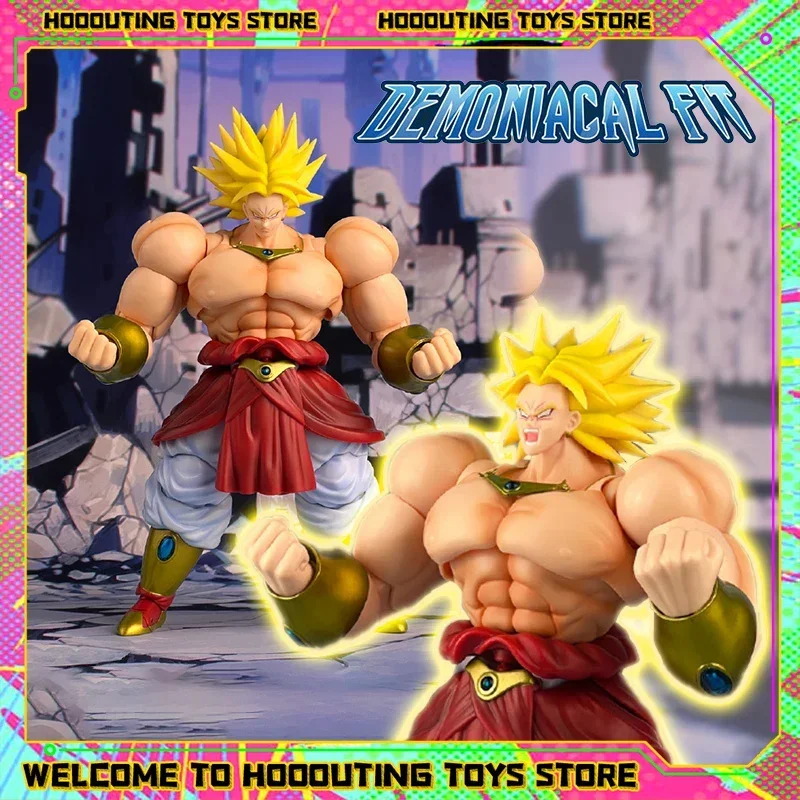 In Stock Demoniacal Fit Dragon Ball Legendary Berserker Action Figures Broly Figurine Gk Statue Collectible Model Gifts Toys Kid