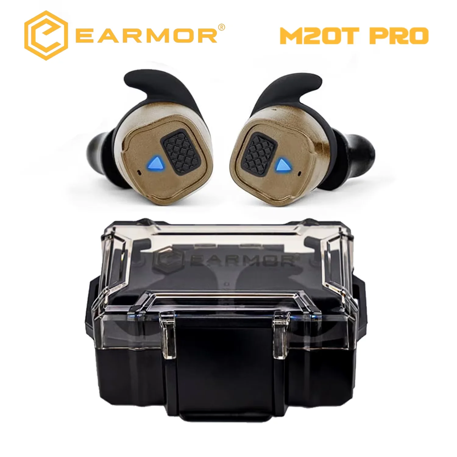EARMOR M20T PRO Electronic Shooting Earmuffs Bluetooth 5.4 Noise Canceling Sound Amplification for Hunting Range