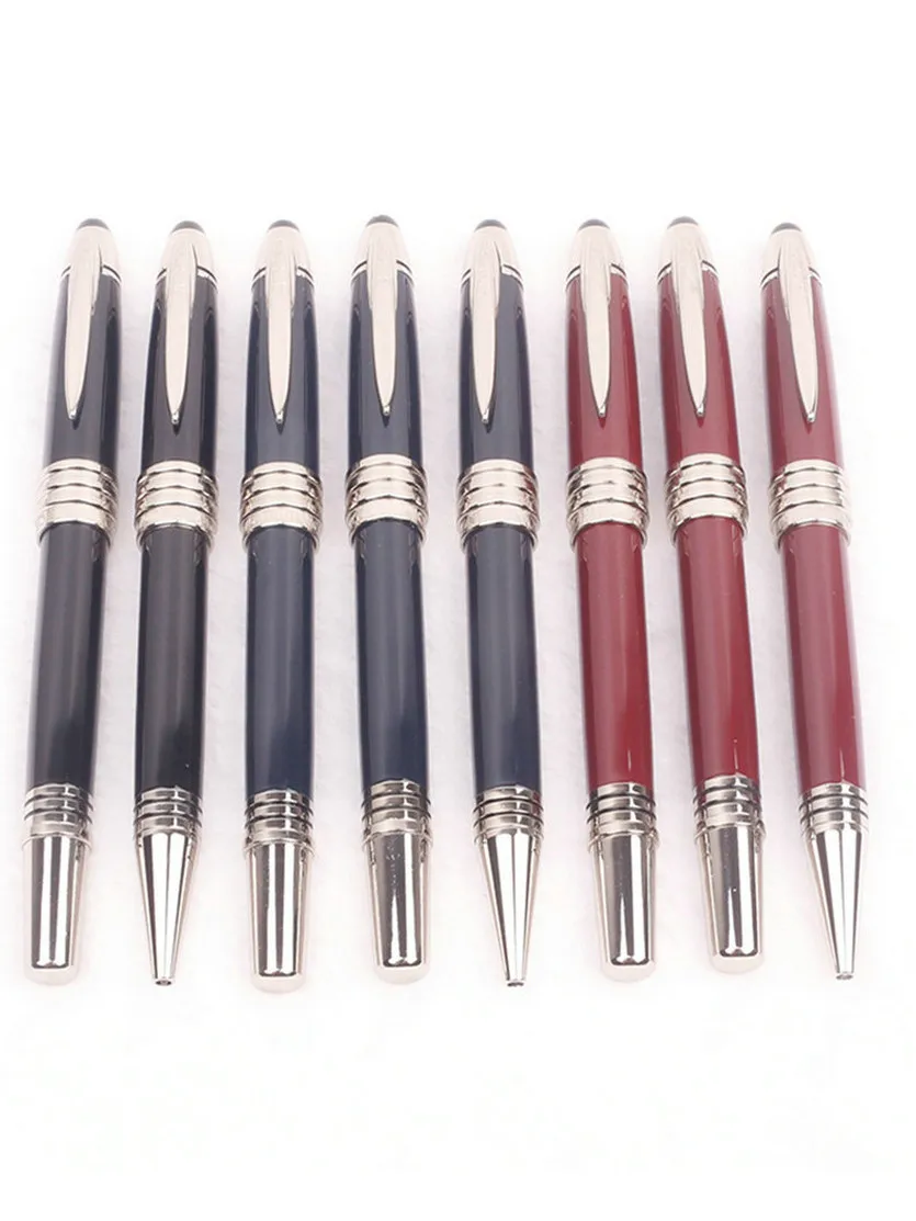 حبر جاف من ألياف الكربون باللون الأزرق الداكن JFK Pen Fountain 3-Nib System إصدار محدود من سلسلة المجمع التنفيذي