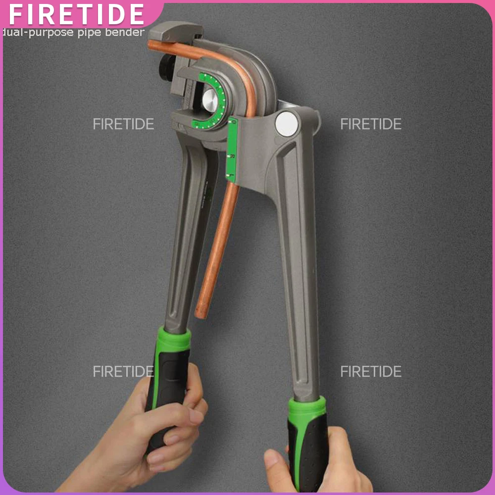 

Трубогиб 3 в 1, 180 градусов, 1/4 3/8 1/2 дюйма, наружный диаметр, медный алюминиевый трубогиб для HVAC, холодильный ремонтный трубогиб