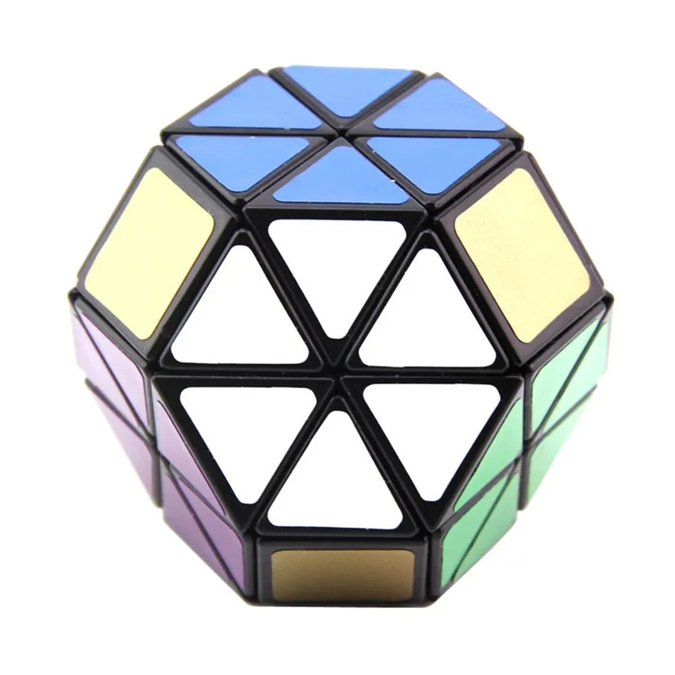 LanLan Idea 8 Axis Octahedron Magic Cube Hydrangea Skewbed Magic Cube Diamond Speed Puzzle Cubo Magico Educational Toy For Kids