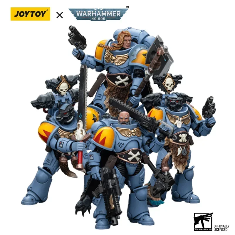 In Stock JOYTOY Warhammer 40k 1/18 Action Figures 11.7cm Space Marines Space Wolves Claw Pack