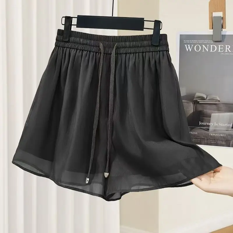 Yarn Shorts Women's Sport Shorts Comfortable Casual A-line High Waist Running Shorts Beach Trousers Sweatshorts Y2k Clothes 2026