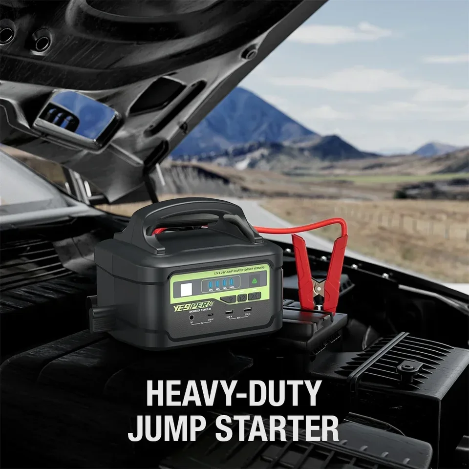Yesper Monster X1 model 12V 24V jumpstarter car starter 58800mAh