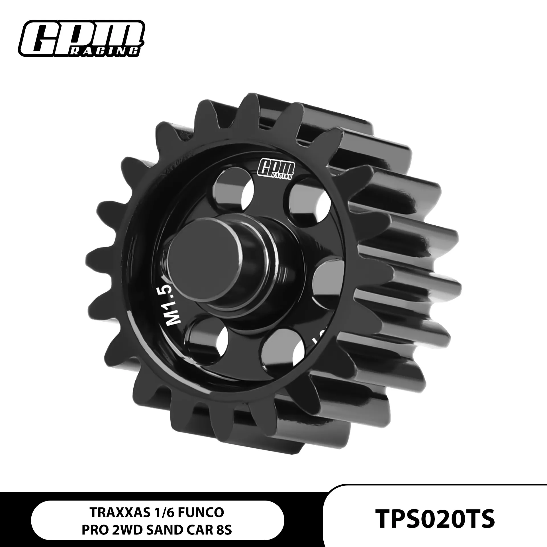 

GPM Steel 20 Tooth Transmission Idler Gear for TRAXXAS 1/6 FUNCO PRO SAND 8S
