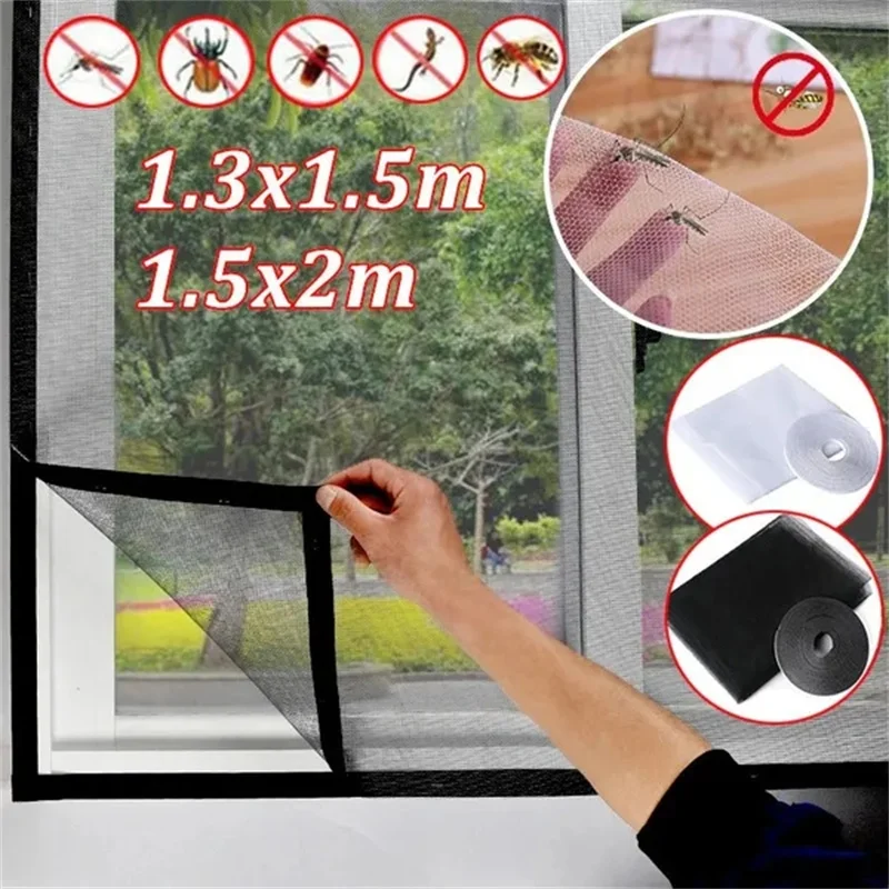 

Anti-mosquito Window Self Adhesive Window Mosquito Net Summer Insect Proof Door Mosquitonet for Kitchen Window Home Protector