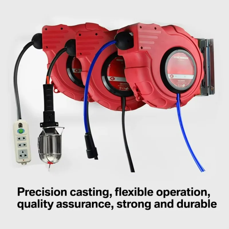 H-IE03 بكرة كابل المعدات الصناعية الأوتوماتيكية القابلة للسحب بطول 25 مترًا مع نهاية أنثى NEMA