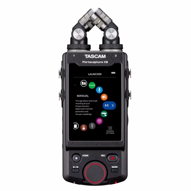 

2025 hot sale TASCAM Portacapture X8 high-res Multi-track Handheld Recorder 3.5-inch color touch with USB Audio Interface