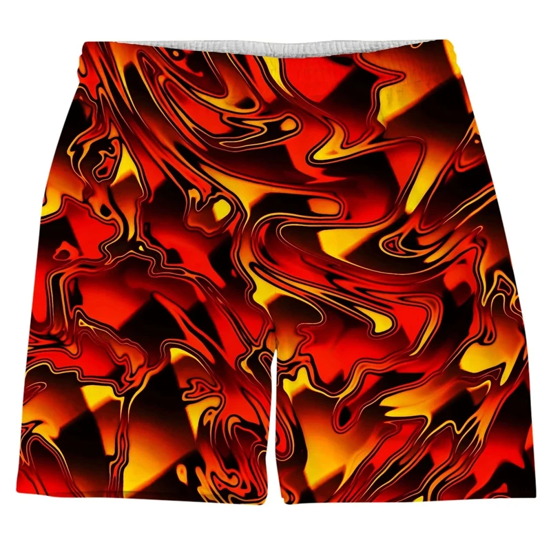 Men\'s Swimwear Shorts Oil Painting Harajuku 3d Surfing Board Shorts Casual Beach Mens Trunks Masculina Swimsuit Sports Pants 4XL