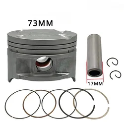 Motorcycle Engine Parts Piston rings Kit 73mm For Honda CBX250 Twister XR250 Tornado 2001-2008 Motor Modification Accessories