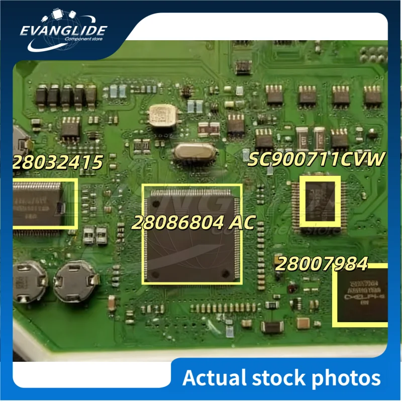 2 PCS/LOT Original & New 28086804 AC 28007984 SC900711CVW 28032415 For Delphi MT80 automotive computer motherboard chip