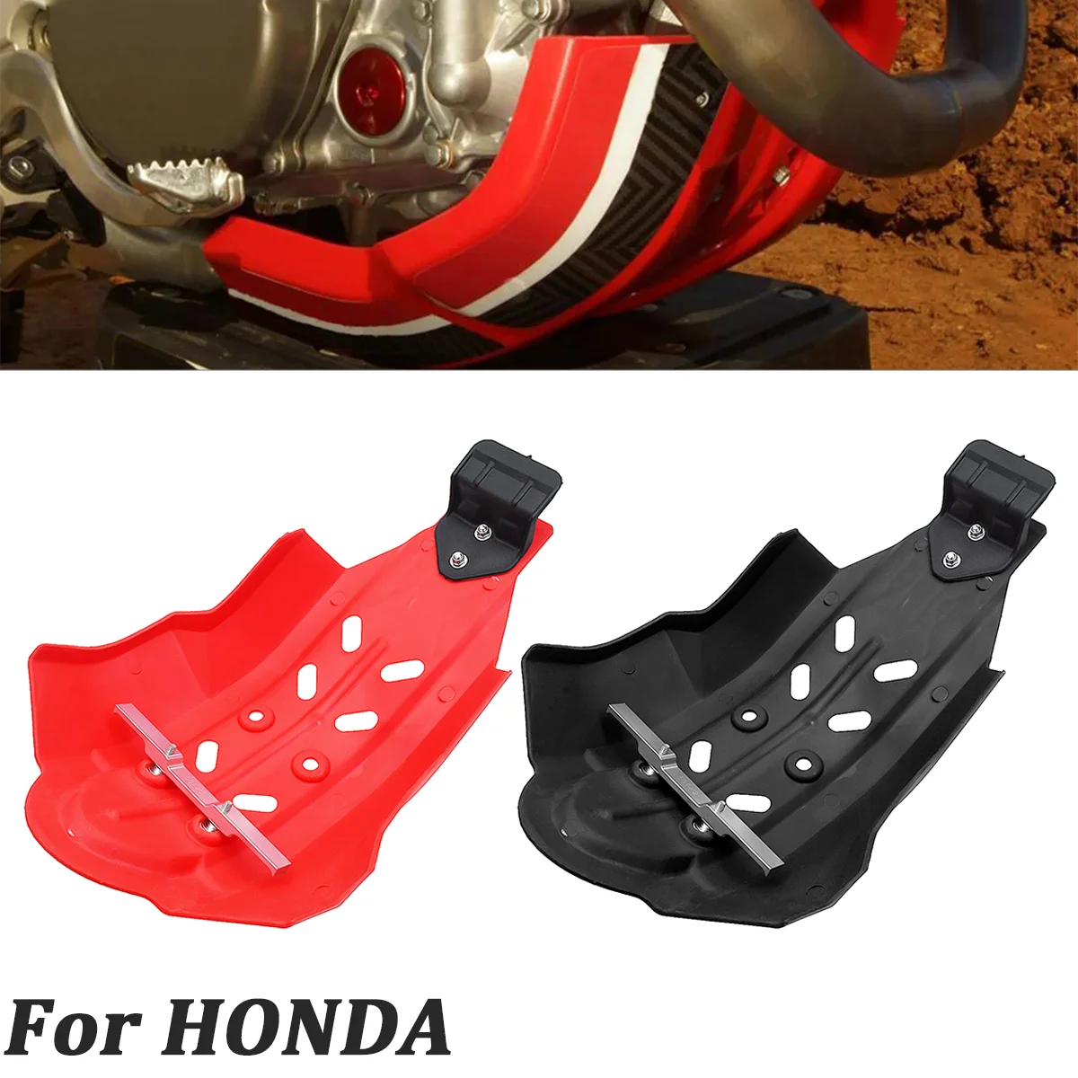 

Motorcycle Modified Accessories Skid Plate Engine Guard Cover Protector For Honda CRF 250R CRF 450R 2010-2015 2016 Dirt Bike