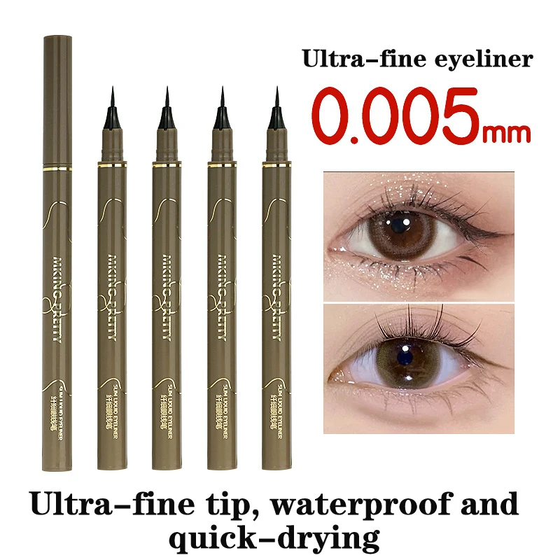 Langlebiger, schnell trocknender, wasserdichter, leicht zu färbender, nicht verschmieren der, glatter, flüssiger Eyeliner