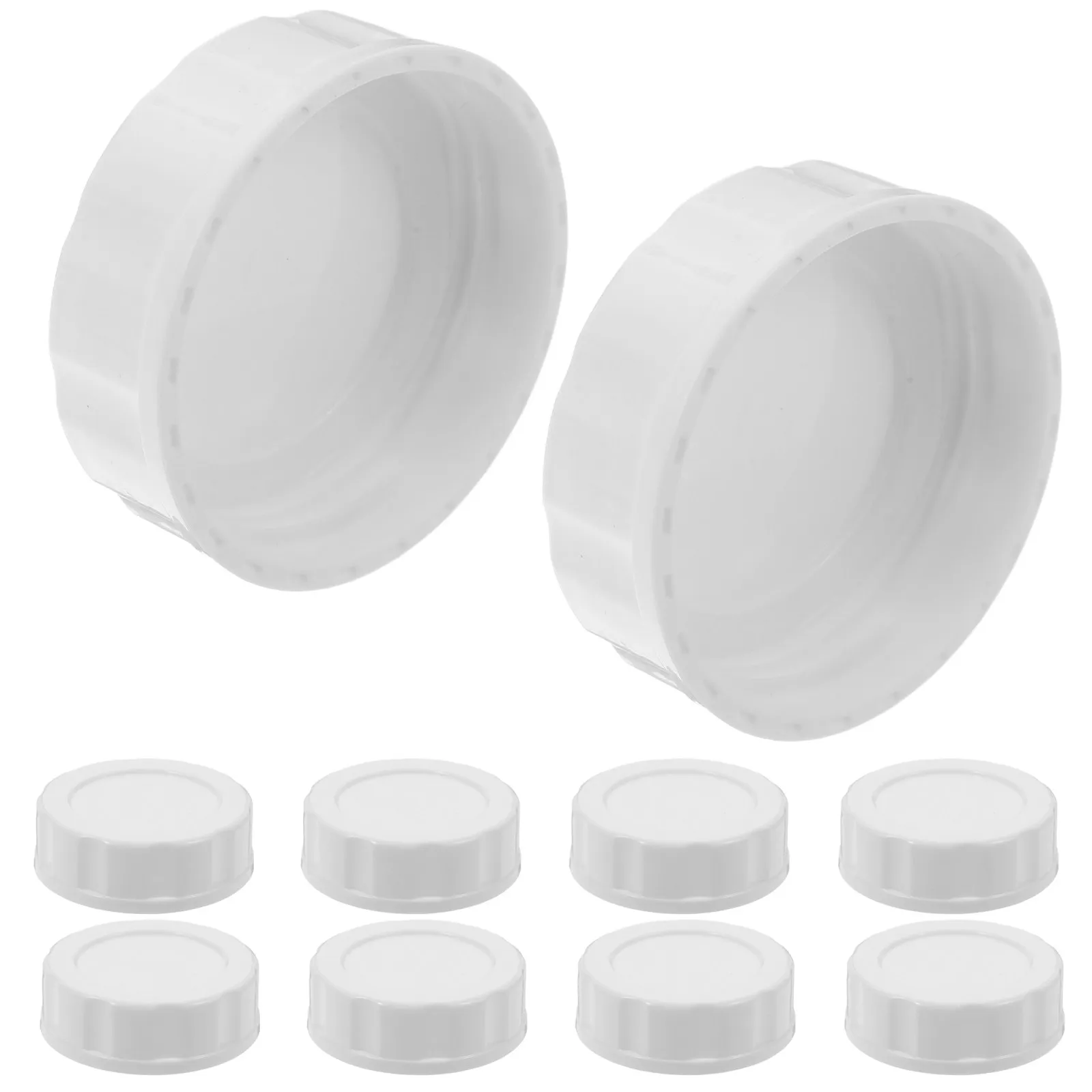 

10Pcs Leakproof Milk Bottle Caps Plastic Gasket Sealing Lids for Wide Mouth and Regular Mouth Bottles Freshness Preservation