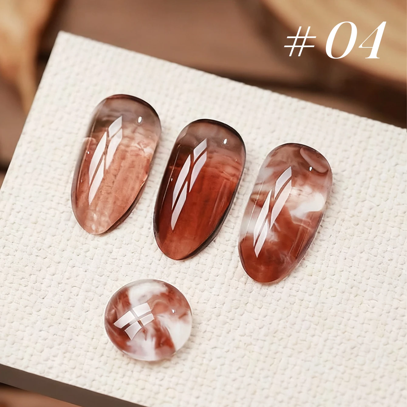 MIANEL 10ML Herbst-Nagel-Tintenfarbe Jelly Gel Nagellack 2026 Neu Maillard Schildpatt-Amber Gel-Lack Schwarze Nägel 1-8 Stück – Detail 25