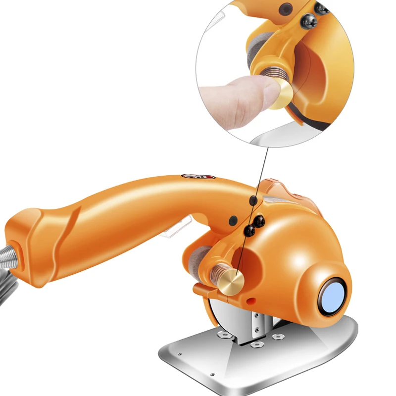 

Industrial Tailor Fabric Cutting Tools Electric Scissors Round Knife Cutting Machine Leather Cloth Blanket Cutting Machine