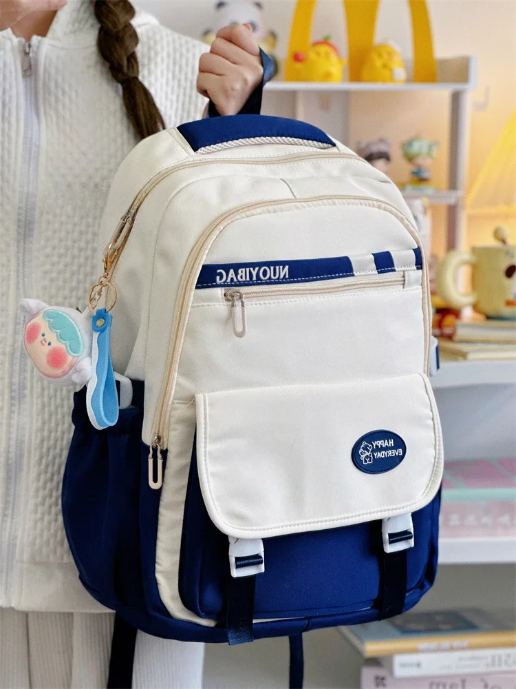 大容量スクールバッグ バパ スイート カレッジ スレ デュアル ショルダーバッグ 中学生・高校生向け キュート フレ フォレスト シ...