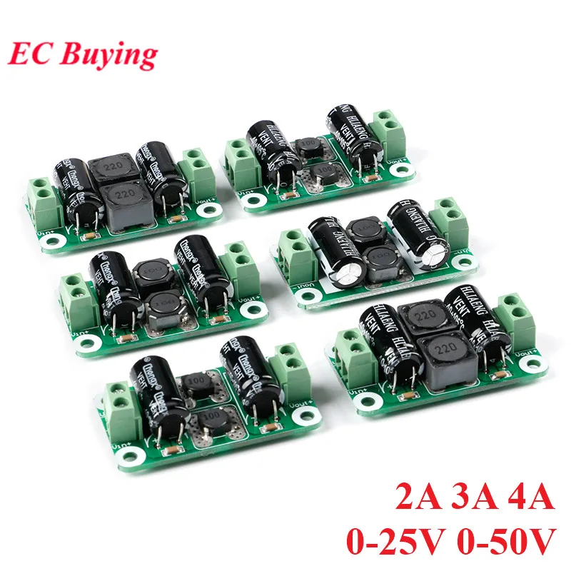 DC Power Filter Board 0-25V/0-50V 2A/3A/4A Class D Power Amplifier Module Interference Suppression Board EMI Suppression For Car