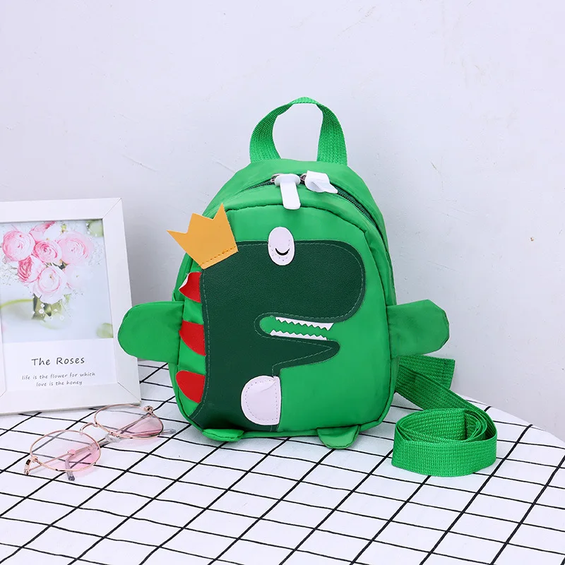 Anti-lost Children's Backpack Cute Cartoon Animal Dinosaur Backpack With Traction Rope Baby Child Safety Strap Walker Strap