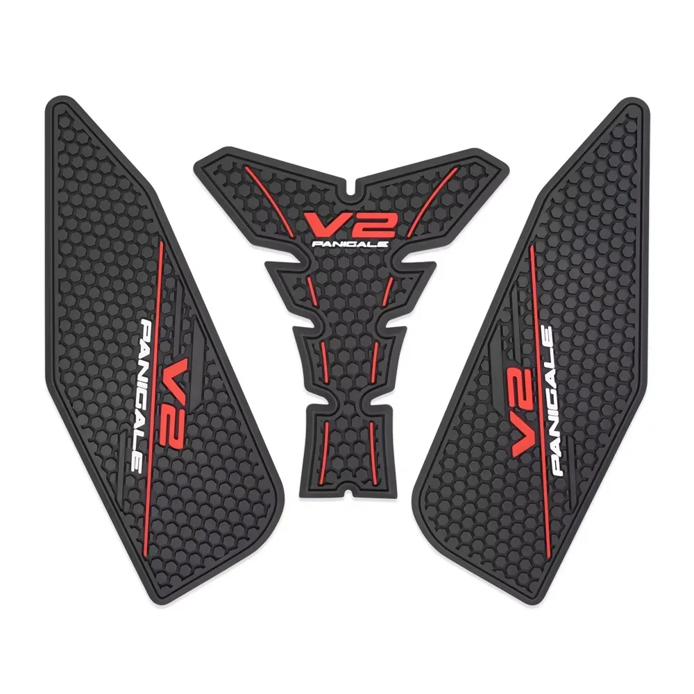 For DUCATI Panigale V2 S V2 V2S 2025-Motorcycle Fuel Tank Anti Scratch Decal Sticker Side Top Tank Pad Rubber Non-slip Sticker