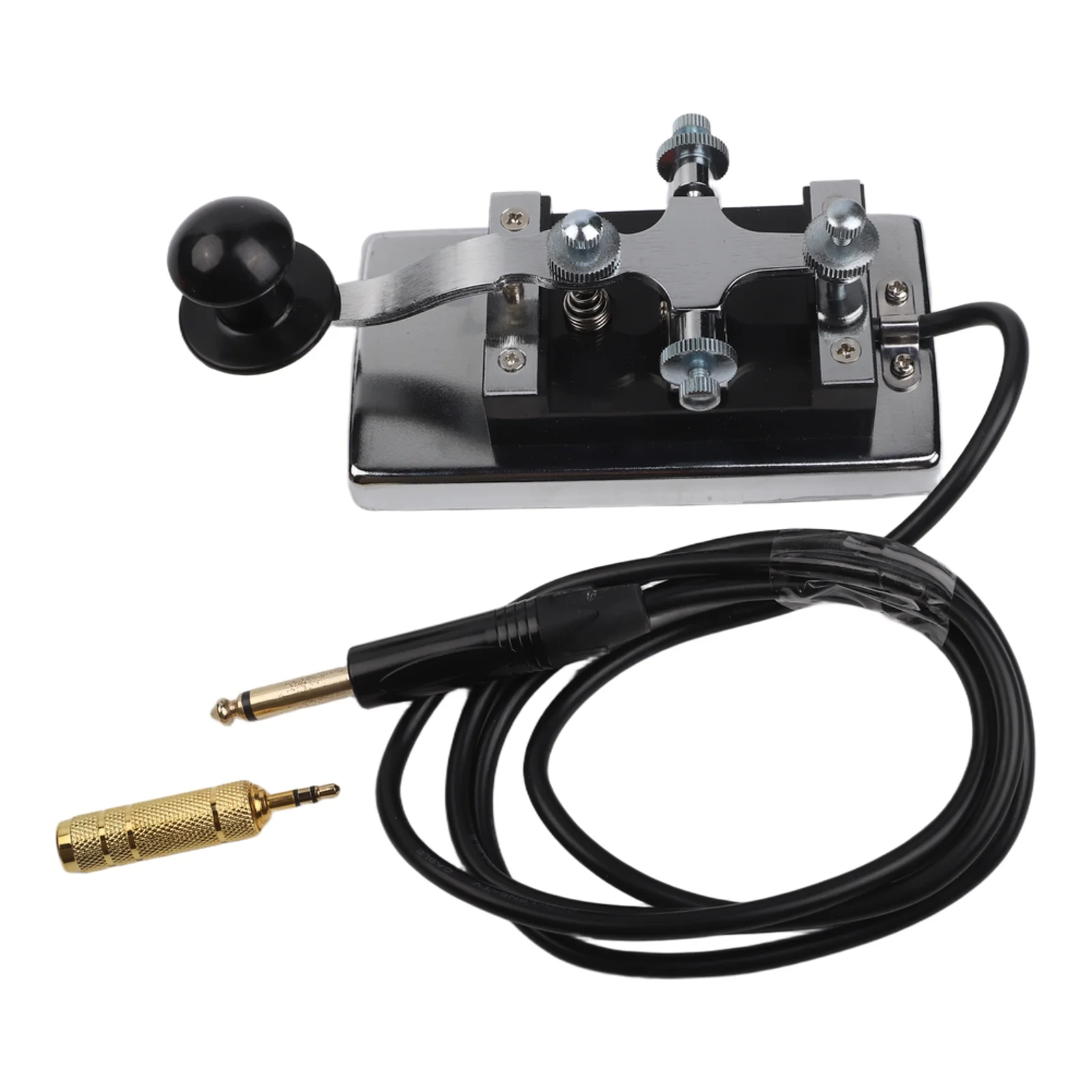 CW Shortwave Radio Key K4 For Morse Wrench Telegraph Key Heavy Duty Paddle Key For Test Measurement Tool Accessory