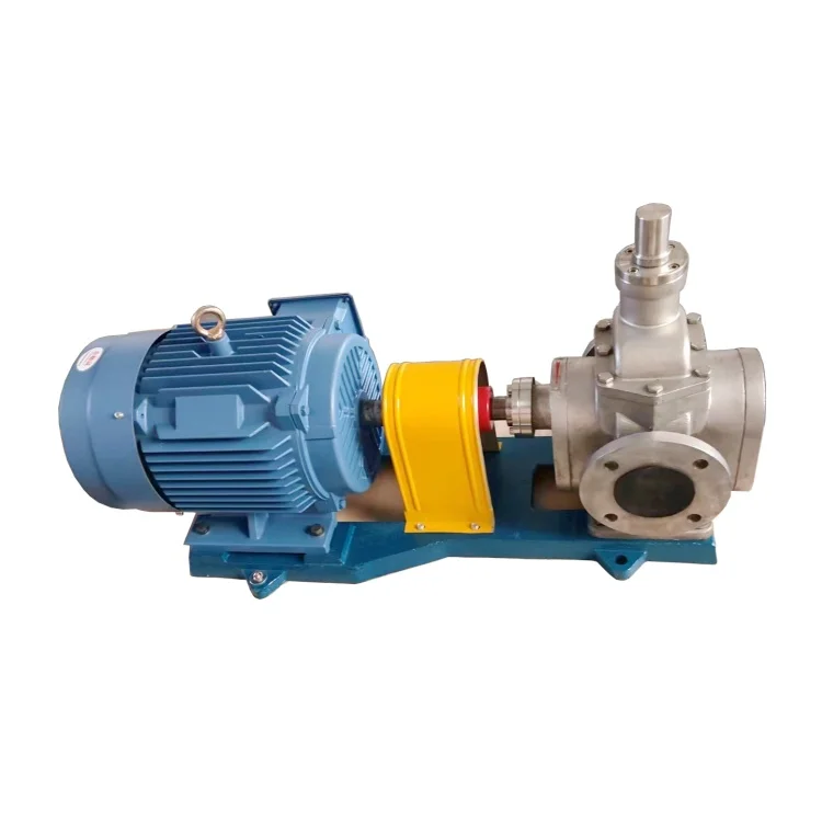 YCB 5KW Electric High-Lift Flow Metal Gear Pump OEM Small Pulsation Hydraulic Water/Wastewater Treatment Circular Arc Type