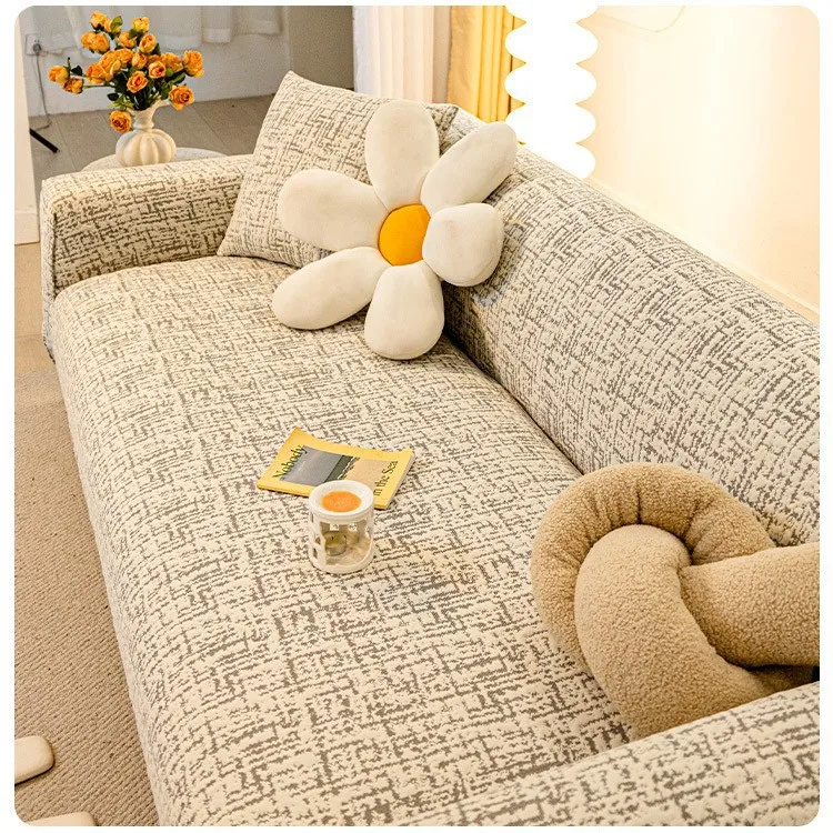 

2025 New Anti Cat Scratch Stretch Elastic Sofa Cover Universal All Season Full Protection Couch Slipcover