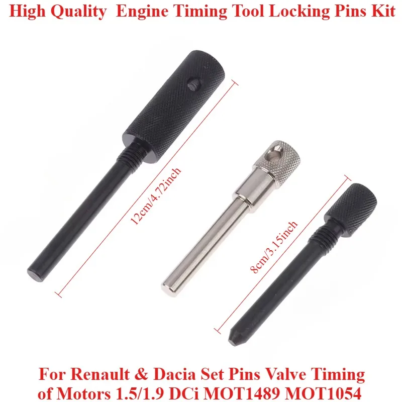 

High Quality For Renault & Dacia Set Pins Valve Timing of Motors 1.5/1.9 DCi MOT1489 MOT1054 Engine Timing Tool Locking Pins Kit