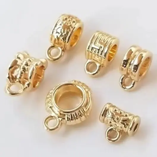 

14-каратный позолоченный браслет «сделай сам» с бусинами-ведра, подвесное кольцо, кулон, пряжка, аксессуары для изготовления ювелирных изделий ручной работы