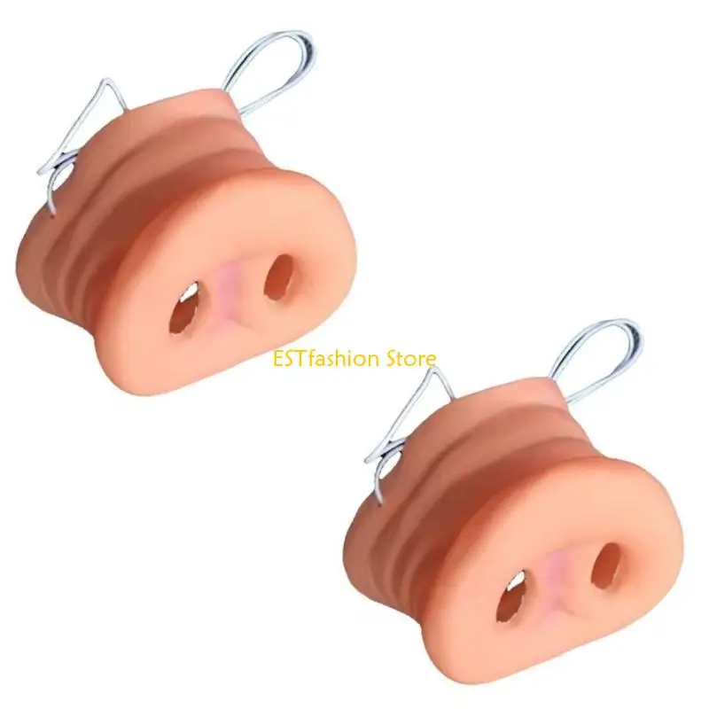 Y5GC Piggy mõm Cosplay Mặt nạ thun Holloween Trang phục Đảng Đạo cụ Mũi lợn