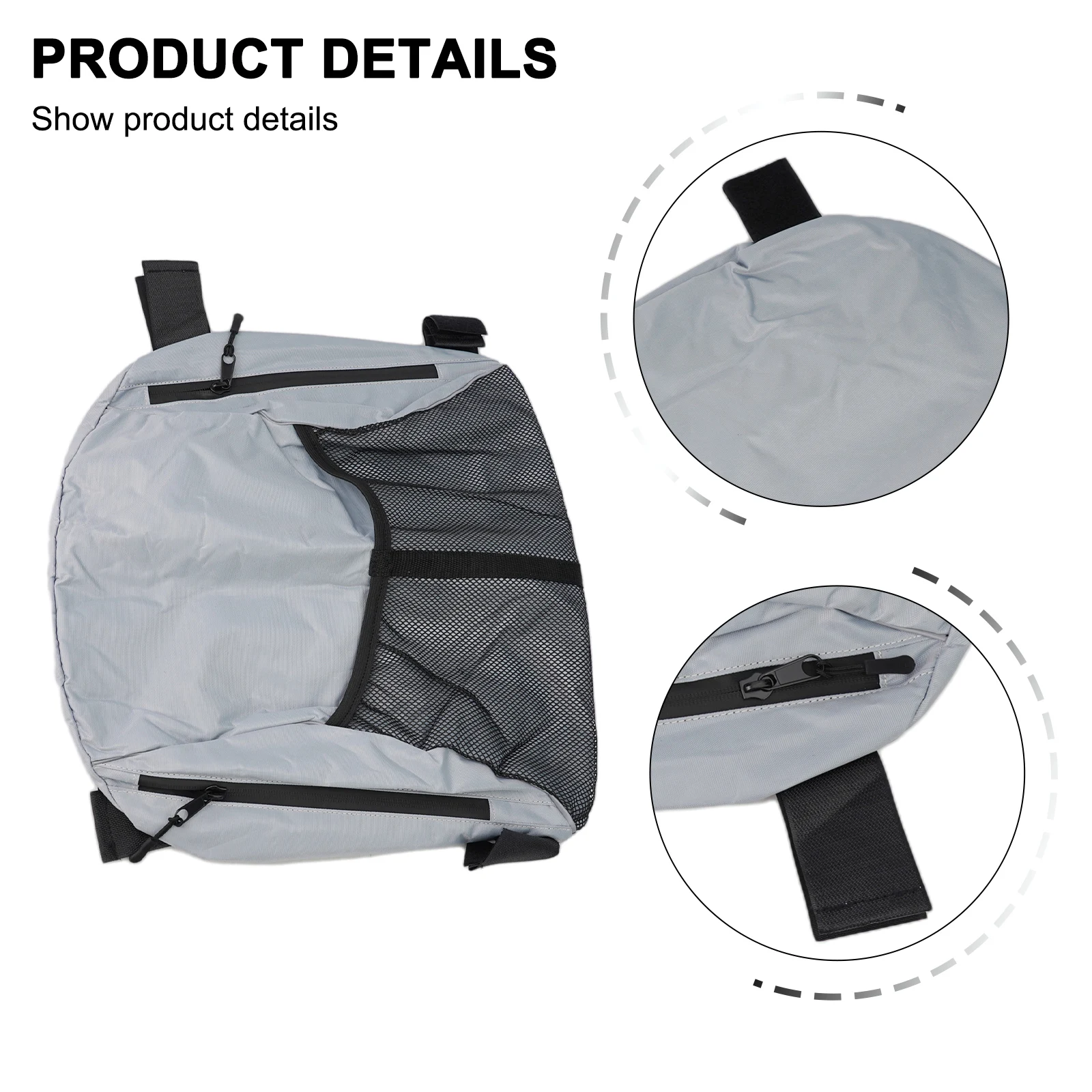 Storage Bag Chair Backpack Water Sport Tool Accessories Mesh Organizer Oxford Fabric Reflective Stripes for Stand Up 1pcs