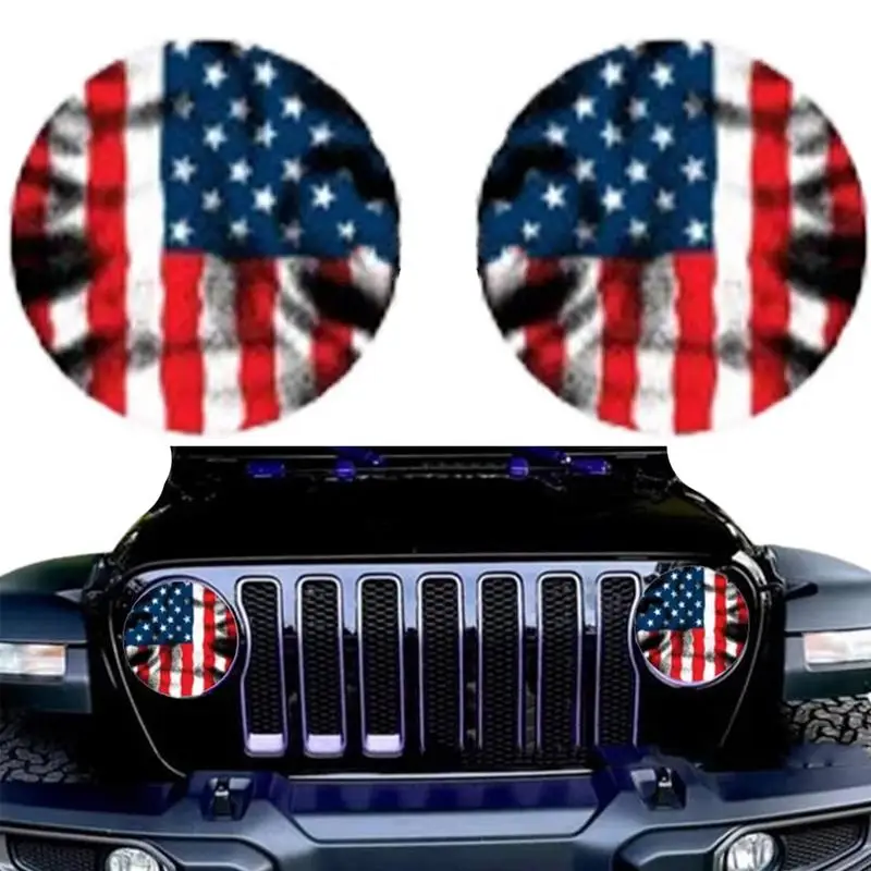 Beast Eyes Headlight Decals Eye-Catching 3D Stereo Stickers Decals Fashionable Beast Eyes Headlight Decal For Truck Window