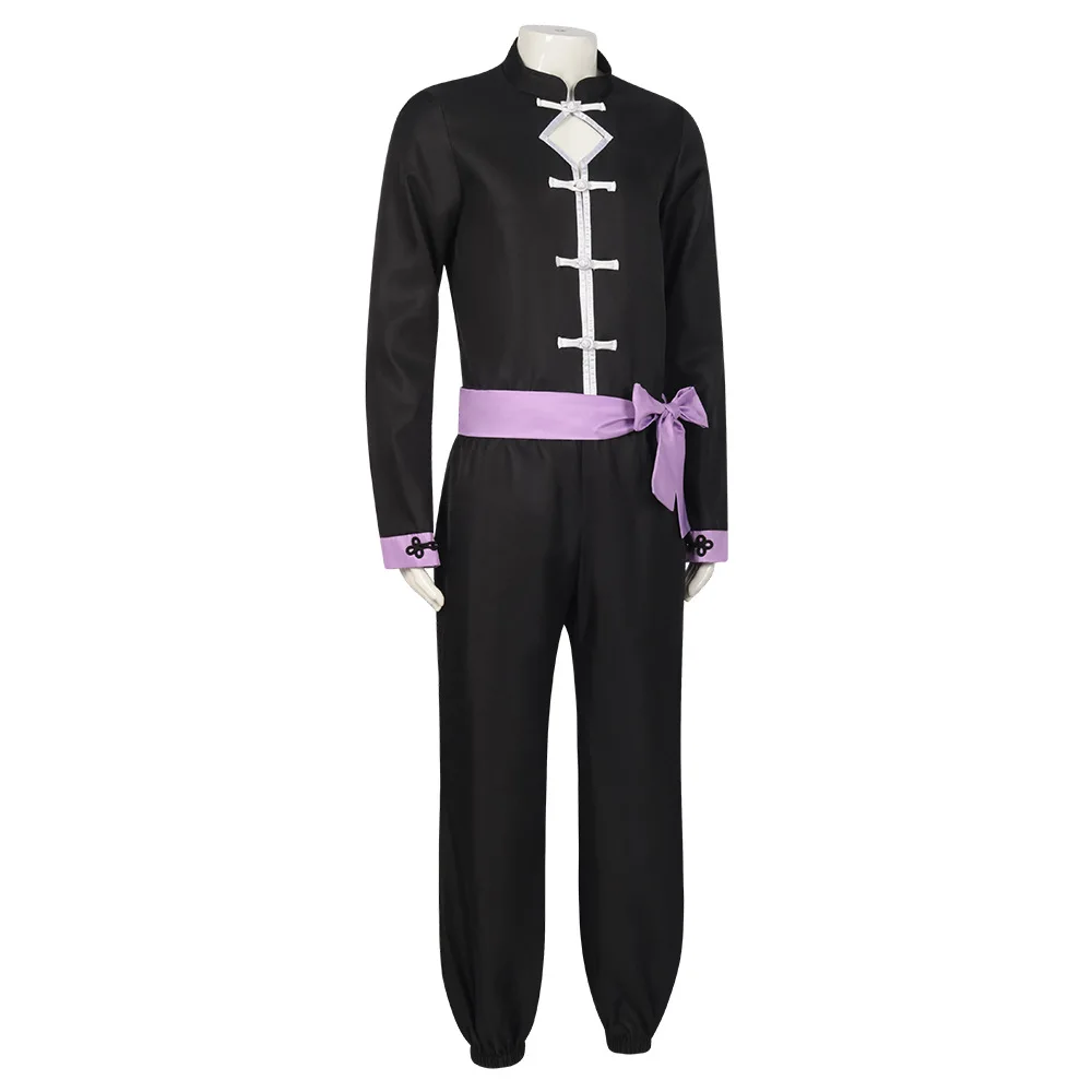 Anime BLUE LOCK Nagi Seishiro Cosplay Costume Chinese Style Kung Fu Halloween Role Play Uniform Top Pants Men Wig Full Suit