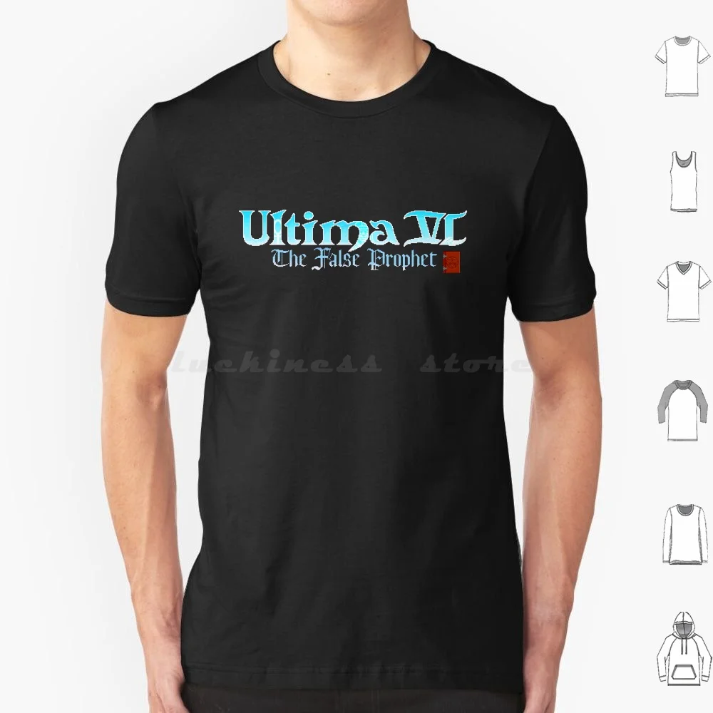 Ultima 6 : The False Prophet T Shirt Cotton Men Women DIY Print Commodore Amiga Screen Computer Retro Classic Pixel Geek Video