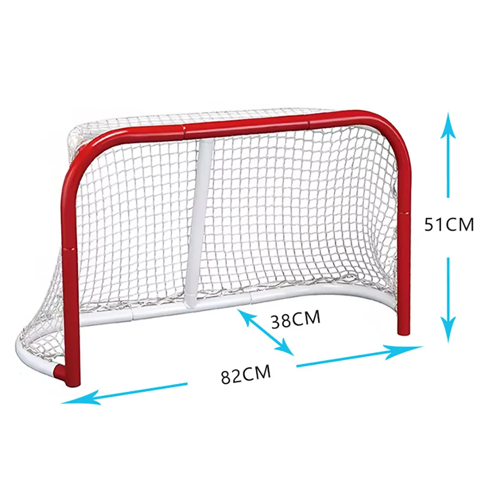 All-Welded Powder Coated Ice Hockey Goal 82mm 4Kg 600D Polyester Small Size