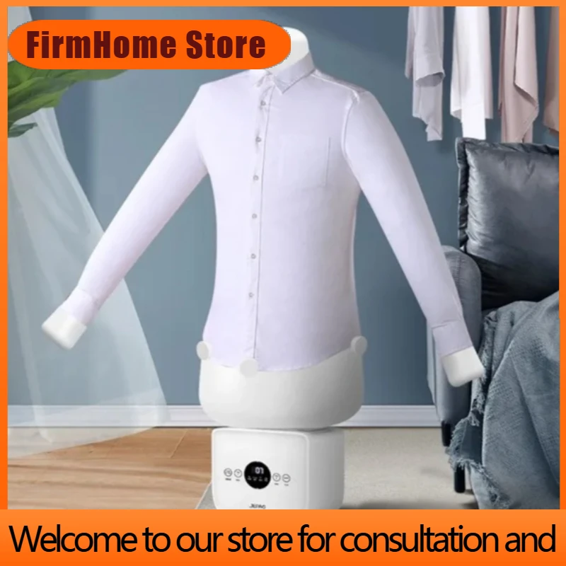 FirmHome StoreFully Automatic Human-Shaped Garment Steamer Iron Wrinkle Removal Clothes Care Machine Magic Dryer Shirt Garment M