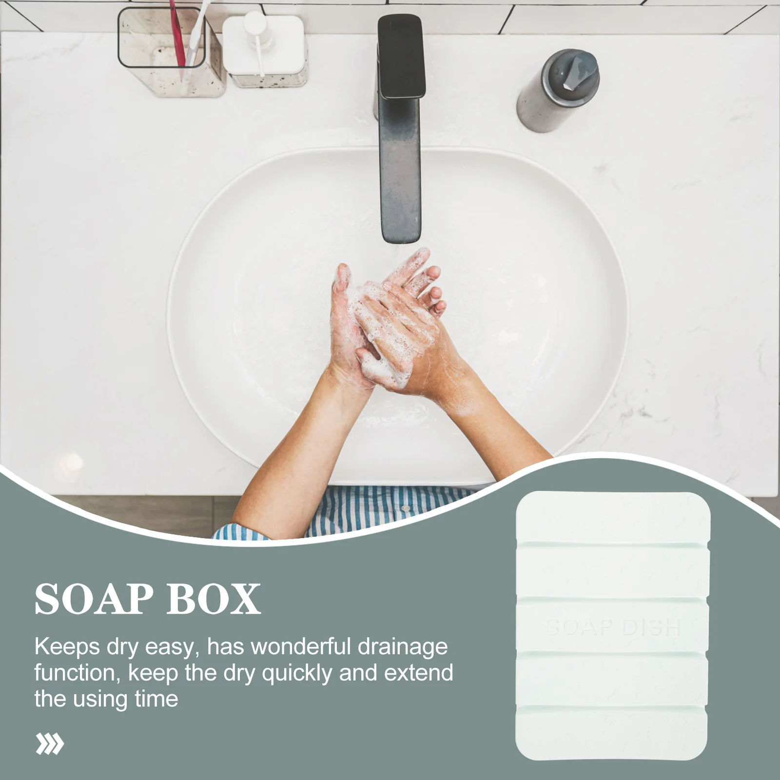 

Diatomite Pad Premium Quick Drying Saver For Bathroom Kitchen Household Countertop Tabletop Soap Holder Multi-Function