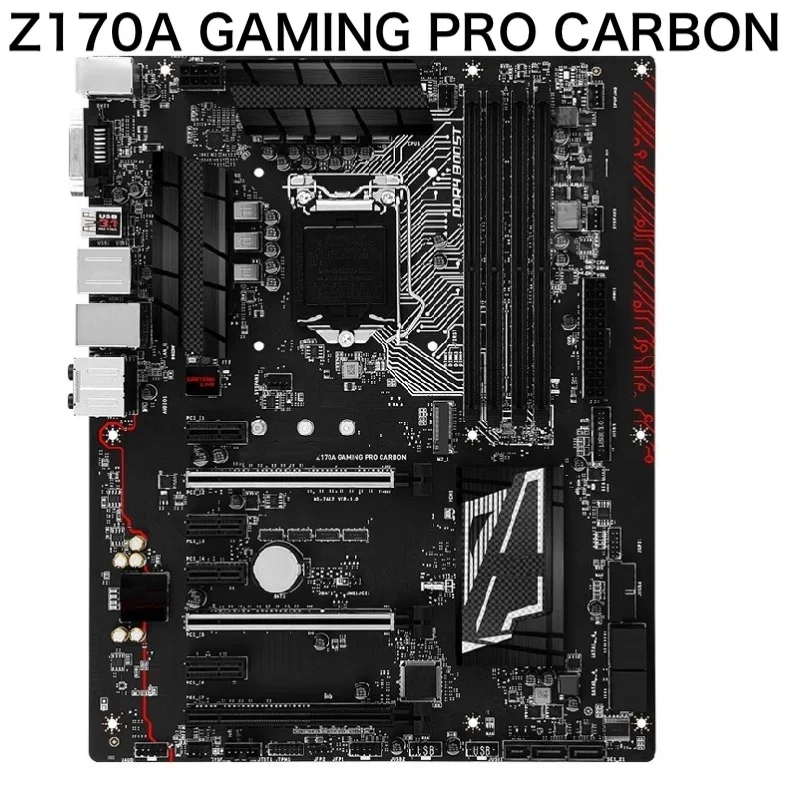 Para MSI Z170A GAMING PRO placa base de escritorio de carbono LGA 1151 DDR4 ATX placa base 100% probado OK completamente funciona envío gratis